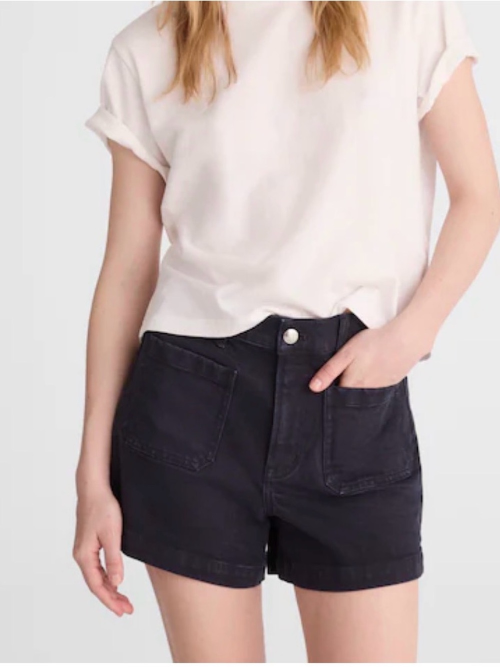 Madewell Navy Emmy Shorts